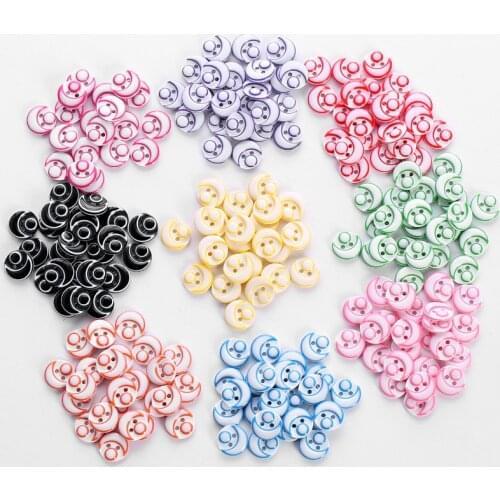 12.5MM Resin Round Mini Buttons For Hat, Shoes, Clothes Round Sewing Decoration DIY Crafts Garment Accessories