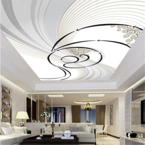 Beibehang 3D Wallpapers Custom Mural Upscale Wallpapers Abstract Print Art Living Room Roof Ceiling Mural 3D Wall paper