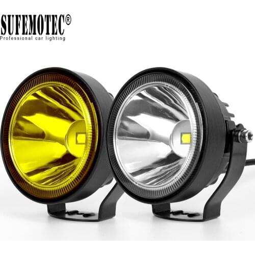 4 Inch Headlights Fog Lamp Round Led Work Light For Niva Uaz 4x4 Offroad Trucks Motorcycle Tractor 12V 24V ATV Driving Lights