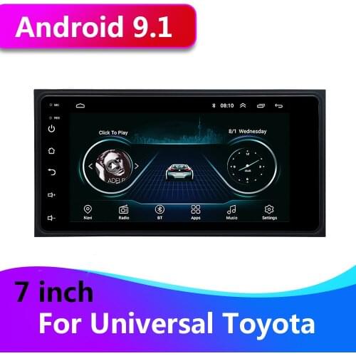 7 Inch Android 9.1 Auto Radio Stereo 2 din Car Multimedia MP5 Player GPS for Toyota Camry Vios Corolla Land Cruiser HILUX PRADO