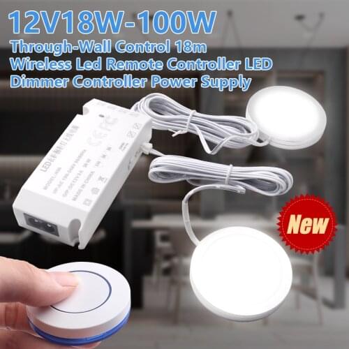 Wireless Remote Controlle Power Adapter Supply 12V 18W 24W36W 60W 100W for LED Dimmer Strip Controller Brightness Adjustable 12v