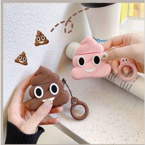 For Airpods Case Silicone Cartoon Cover for Apple Air pods Cute Earphone Case 3D Headphone case for Earpods Accessories
