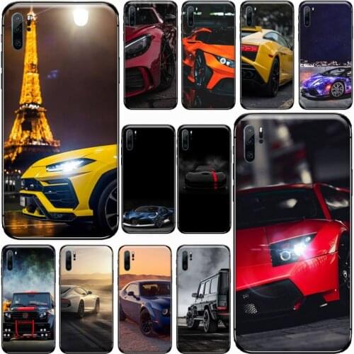 Sports Cars Male Men Phone Case For Huawei honor Mate P 9 10 20 30 40 Pro 10i 7 8 a x Lite nova 5t