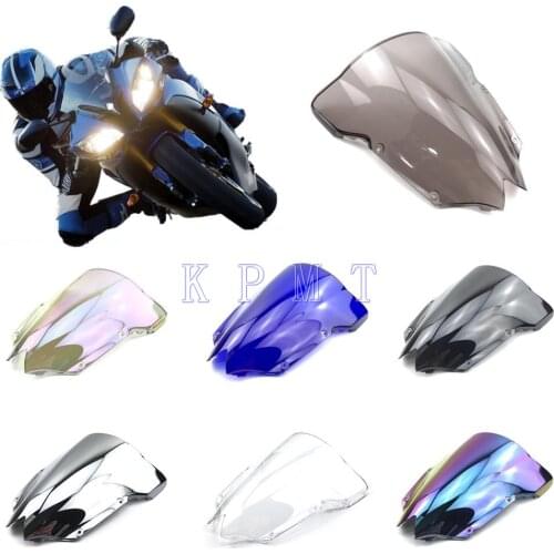 Motorcycle Black Windshield Windscreen For Yamaha YZF600 YZF 600 R6 2008 2009 2010 2011 2012 2013 2014 2015 2016