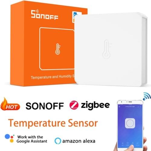 SONOFF SNZB-02 ZigBee Temperature Humidity Sensor Smart Home eWeLink APP Real-time Check Work With ZBBridge Alexa Google Home