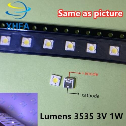LUMENS LED Backlight 1000 pcs 1W 3V 3535 3537 Cool white LCD Backlight for TV TV Application A127CECEBUP8 Style-3