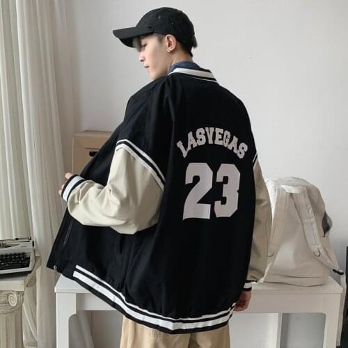 L Jacket Male Popular Brand Large Size Relaxed Casual Sports Printed Joint Jacket