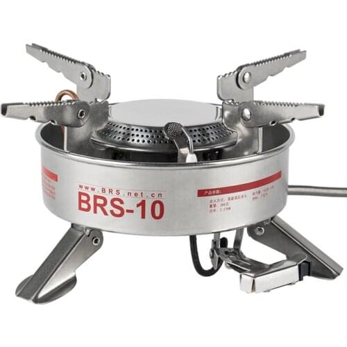 BRS10 Windproof Gas Stove Outdoor Picnic Butane Camping Stove for Cooking Picnic Furnace Stainless Steel Stove