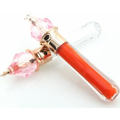 Wholesale 3.5ml Empty Lips Tube With Magic Wand Brush Creative Umbrella Shape Lip Gloss Container Refillable Cosmetic Container