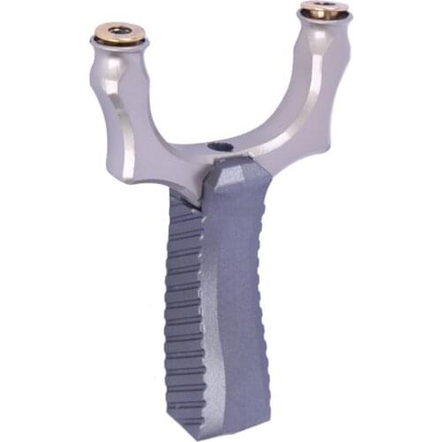 Outdoor Hunting Catapult High precision Slingshot High Quality Alloy steel+pure copper Catapult with Flat Rubber Band Slingshot