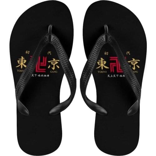 Anime Toe Slippers Flip Flop Tokyo Revengers Cos Sandals Beach Shoes For Women Men Daily Indoor Outdoor Activities 2021 Summmer