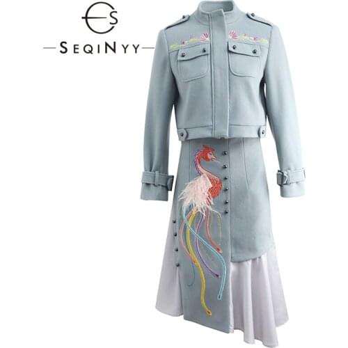 Женские пиджаки и костюмы SEQINYY China At AliExpress