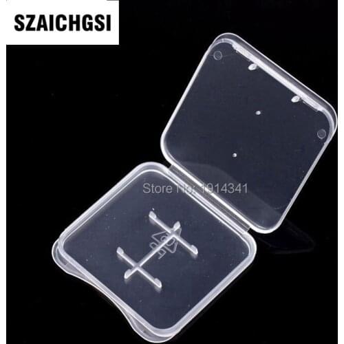 SZAICHGSI MICRO SD MMC TF Card clear Plastic Case box new arrival with good quality wholesale 5000pcs/lot