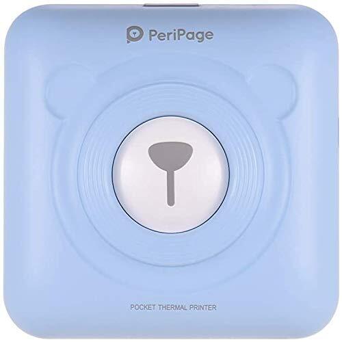 Thermal Printer,PeriPage Mini Pocket Wireless BT Thermal Printer Picture Photo Label Memo Receipt Paper Printer with USB Cable