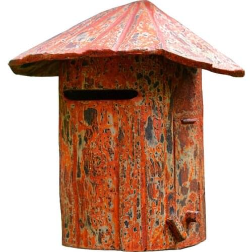 Outdoor Mailbox Wall Wood Painted Lacquer Letter Box Milk Delivery Electricity Fee Opinion Complaint Box Personalized Decoration