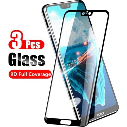 3-PACK Full Glass 9D For Huawei Honor 9i 9A 9S V9 Tempered Screen Protector Glass For Huawei Honor 9X 9A 9S 9i Lite Glass 9H