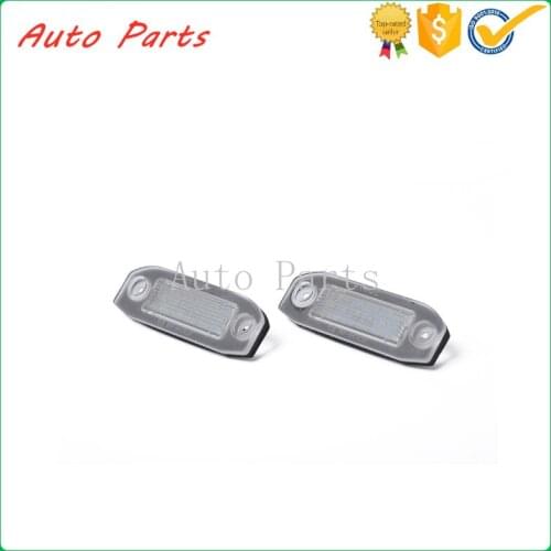 2PCS License plate light 30634190 30753839 31253006 for Volvo C30 2006-2013 C70 II 2006-2015 S40 II 2004-2014 S60 II 2011-2015