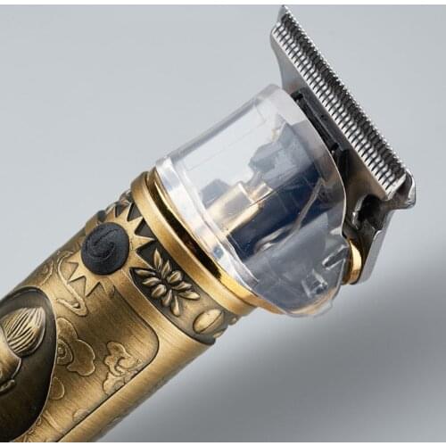 2021 New Professional Retro Carving Electric Hair Clippers Beard Trimmer Barber Machine