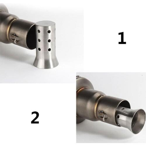 2021 New Universal Stainless Steel 51mm Exhaust Pipe Muffler DB Killer Silencer for honda Kawasaki Suzuki Noise Eliminator