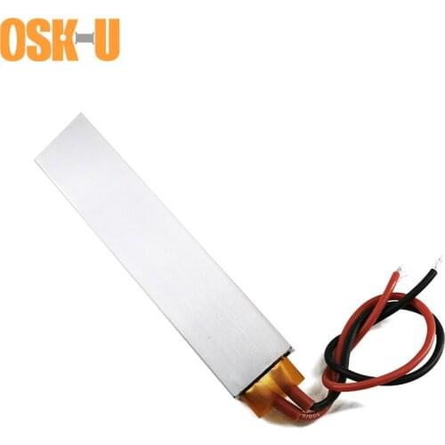 220V PTC Heater Element Thermostat 100x21x5mm Electric Heater Plate 60/80/100/120/150C PTC Heating Element for Hand Dryer