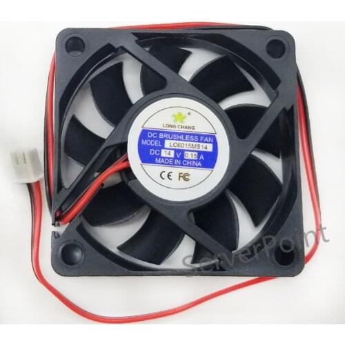 2PIN LC6015MS14 14V 0.15A 6CM Power Supply Cooling Fan
