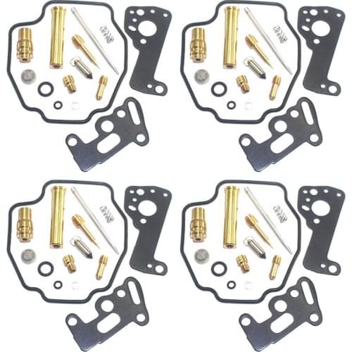 4set for Venture XVZ1300 XVZ1300D XVZ 1300 D 1983-1993 Motorcycle carburetor repair kit floating needle