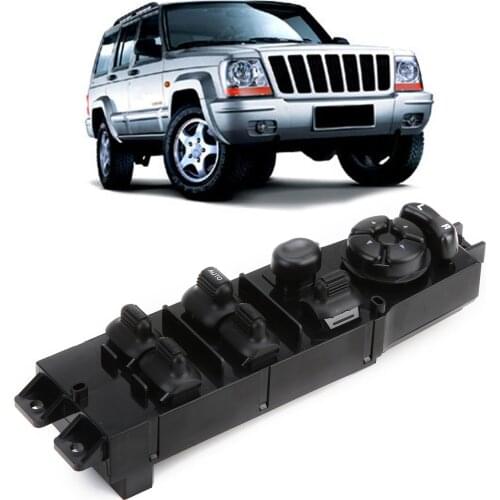 56009449AC For Jeep Cherokees 4 Door 1997-2001 Car Power Control Window Master Switch XJ Series Left 4 Door 68171681AA