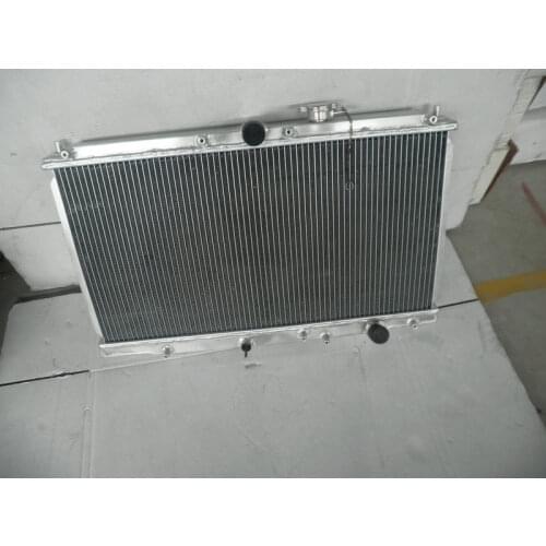 2Row Aluminum Radiator For 1996-2001 Honda Prelude Accord Type SH Coupe / ACURA CL 2.2L 2.4L I4 VTi VTi-S MT + Shroud Fans