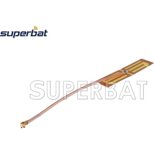 Superbat 700-2600Mhz 5dbi 4G LTE Antenna Internal with U.FL Jack Right Angle Connector RG178 Cable 70cm