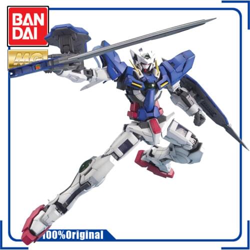 BANDAI MG 1/100 GN-001 Gundam Exia Assembly Model Action Toy Figures Childrens Gifts
