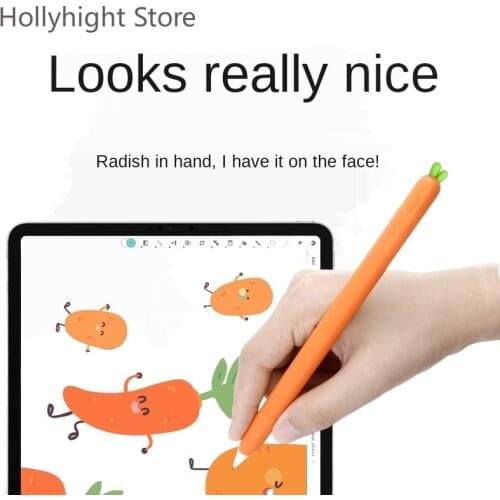 For Apple Apple Pencil Pen Cap Cases Against Throw Non-slip Silicone Handwritten Stylus Cap Ipad Accessories Apple Pencil Case