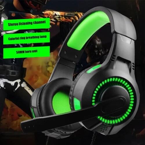 Games Headsets Gamer Headphones Wired Headphone With Microphone for Computer for PS5 Xbox Gamer PC Games Girls for Google Stadia