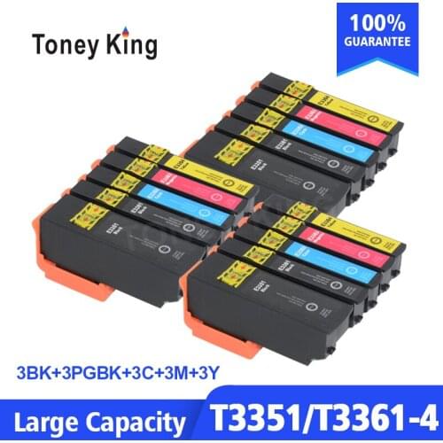 15 Pack 33XL T3351 T3361 T3362 T3363 T3364 Ink Cartridge Compatible for Epson XP-530 XP-630 XP-830 XP-635 XP-540 XP-640 XP-645