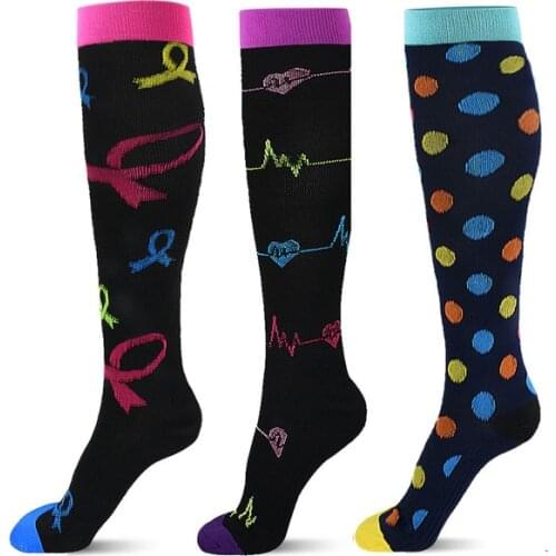Compression Socks Unisex Anti-Friction Socks Women Men Outdoors Sport Socks Breathable Contoured Socks Stocking