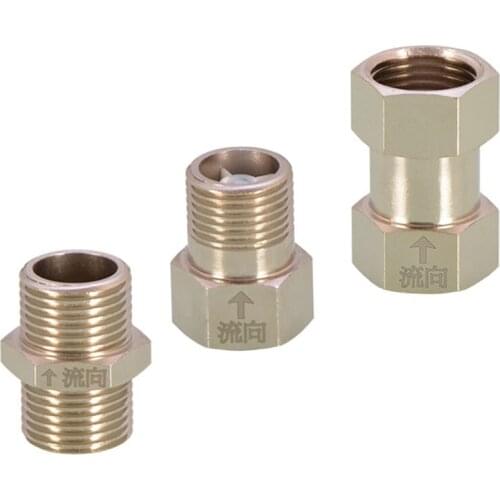1/2" 3/4" 1"BSP Male Female Thread Brass Check Valve One Way Non-return Valve For Water tank water heater Toilet Inlet Valve