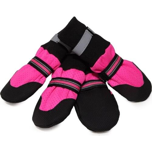 Summer Medium Big Dog Boots for Large Dogs Mesh Breathable Pet Shoes Golden Retriever Shepherd Mascotas Accessories Supplies