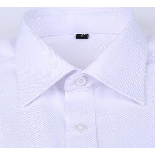 Cuff Men Dress French Shirt 2021 New White Long Sleeve Casual Buttons Shirt Male Brand Shirts Regular Fit Cufflinks Included 6XL