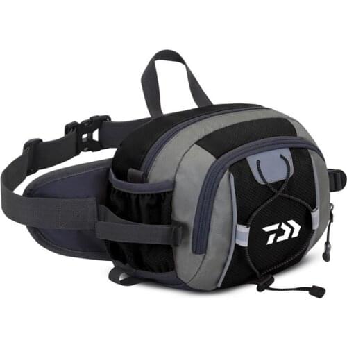 Men Outdoor Tactical Fishing Bag Waterproof Shoulder Crossbody Waist Pack Multi-Purpose Hunting Camping Sports Fishing Belt Bag