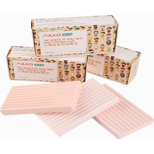 454g Doll Skin Series Soft Clay Mud Body Shaping Mud Handmade Non-toxic Environmental Protection Soft Clay DIY Material