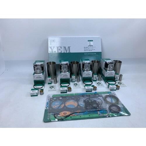 New Aftermaket Engine Part 4TNE94 Cylinder Liner Kit With Full Gasket Set Piston Rings Liner For Yanmar