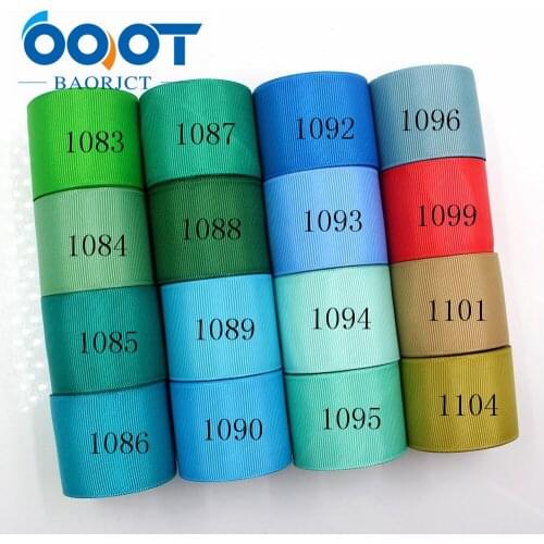 OOOT BAORJCT 181015-L38mm-7,38mm 10yards Solid Color Ribbons Thermal transfer Printed grosgrain,DIY Clothing handmade materials