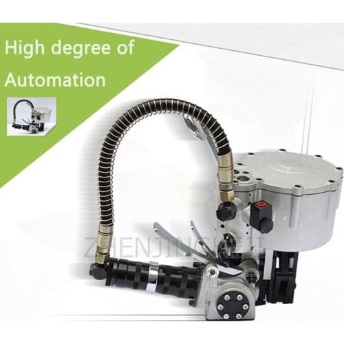 Pneumatic Steel Belt Strapping Machine Tools Iron Sheet Baler Fully Automatic Metal Logistics Factory Industry Packing Equipment