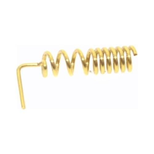 100pcs/lot GSM antenna spring 900/1800MHZ copper spiral coil winding antenna GSM antenna motherboard soldering; 0.8 x 5 x 24 mm