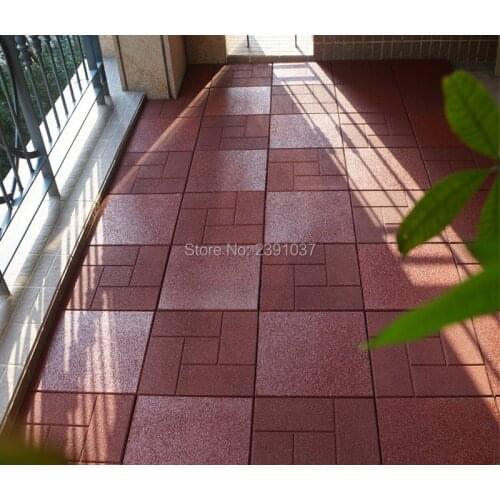 Slide rubber floor tiles ground mat outdoor kindergarten school playground, environment friendly, safety, soft glue