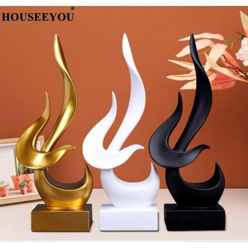 Modern Abstract Sculpture Dining Room Decoration Accessories for Office Decorative Statues Souvenirs for Home