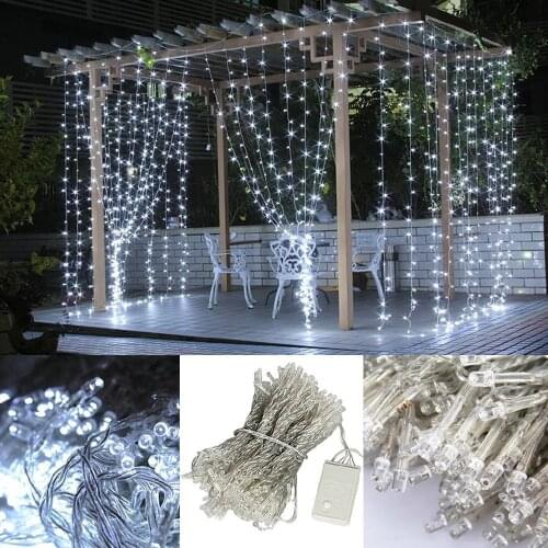 3M*3M 300leds LED curtain lights 220V 110V Christmas garden Holiday Party home wedding decoration fairy string light outdoor