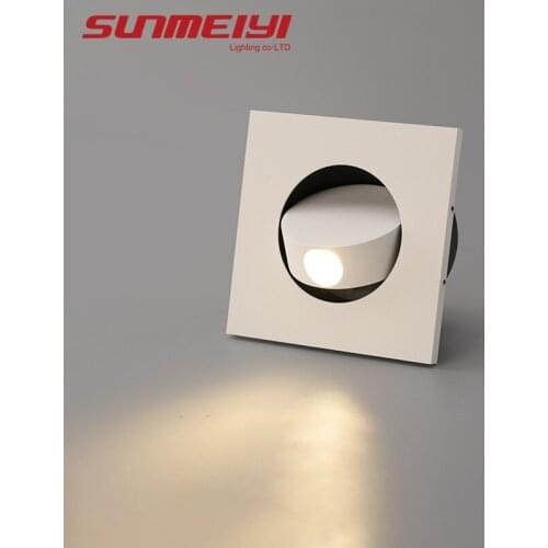 3W LED Indoor Wall Lamp Embedded Reading Lamp Bedroom living Room Lamps Bedroom Lamp Modern Aluminum Sconce