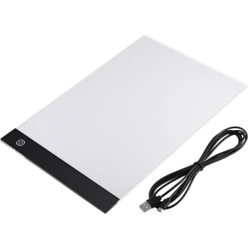 USB Charging A4 LED Ultra Thin Art Facsimile Drawing Board Copy Pad Drawing Tablet With Three Adjustable Mode &ZH
