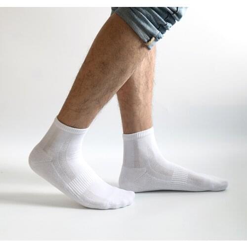 Branded New 5 Pairs/Lot Winter Men Dress Socks Combed Cotton Striped White Sokken Chaussette Homme Pug Leisure Sox Lovers Gifts