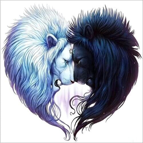 Hot NEW Arrival 5D DIY Diamond Painting LOVE Couple Cartoon Animals Diamant Mosaic Embroidery Needlework Cross Stitch Home Decor